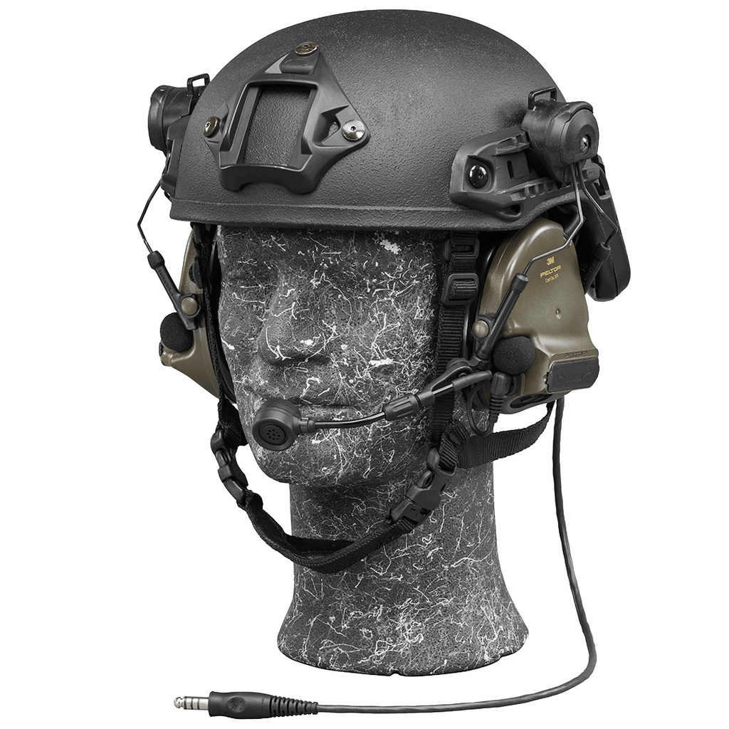 Peltor Ptt 実物　ペルター　ops-core comtac ENGAGE™ Tactical PTT Mic, Ops-Core/PELTOR Compatible